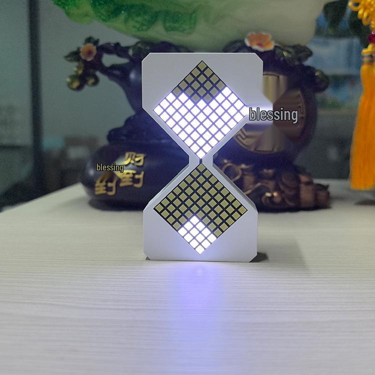 Luminous Gravity Sensor Electronic Hourglass Timer for Students and Children