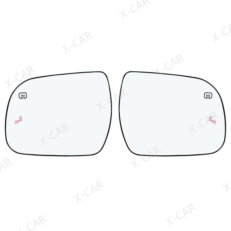 For Toyota Sienna 2011 2012 2013 2014 2015 2016 2017 2018 Rearview Side Mirror Glass Lens Bilnd Spot Heating