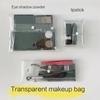 Portable Clear Cosmetic Bag Transparent Makeup Organizer for Travel and Daily Use