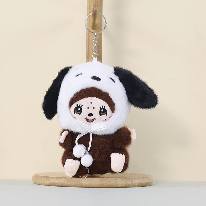 Monchhichi Plush Keychain Cartoon Toy For Bags And Key Holders