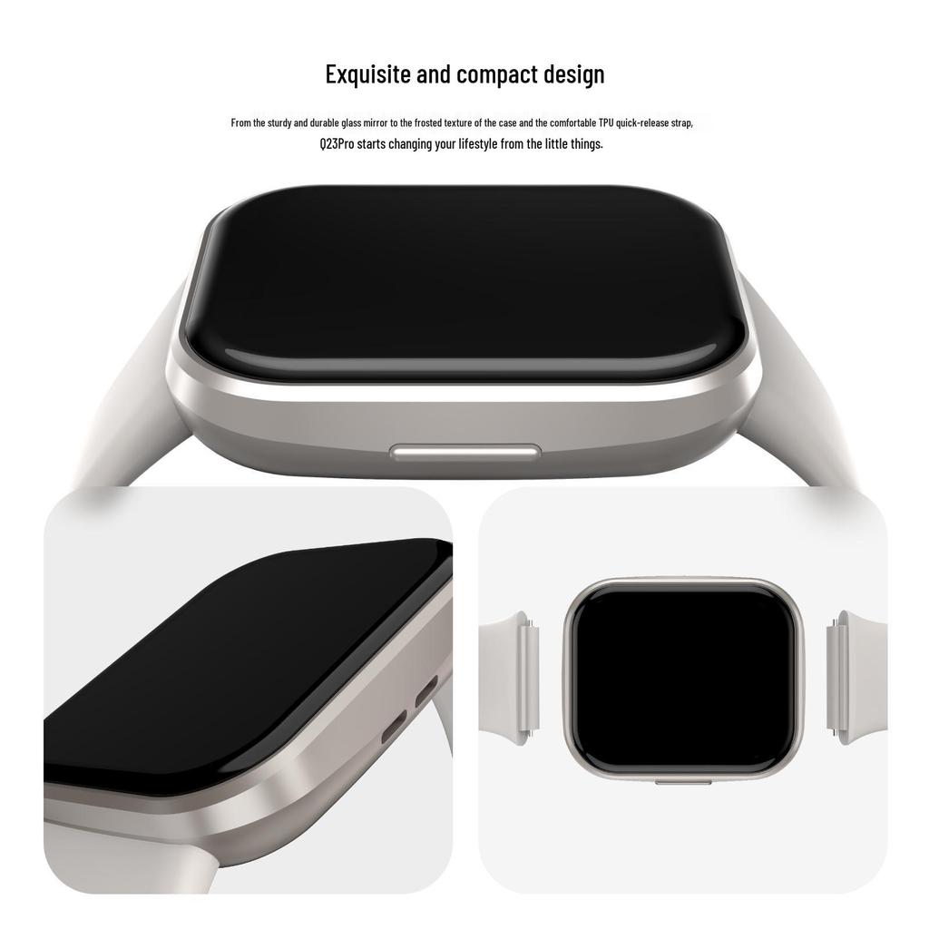 Q23Pro Smartwatch: Bateria Ultralonga, Modo Esportivo, Função de Chamada, Monitoramento de Saúde (Temperatura Corporal, Pressão Arterial, Oxigênio no Sangue).