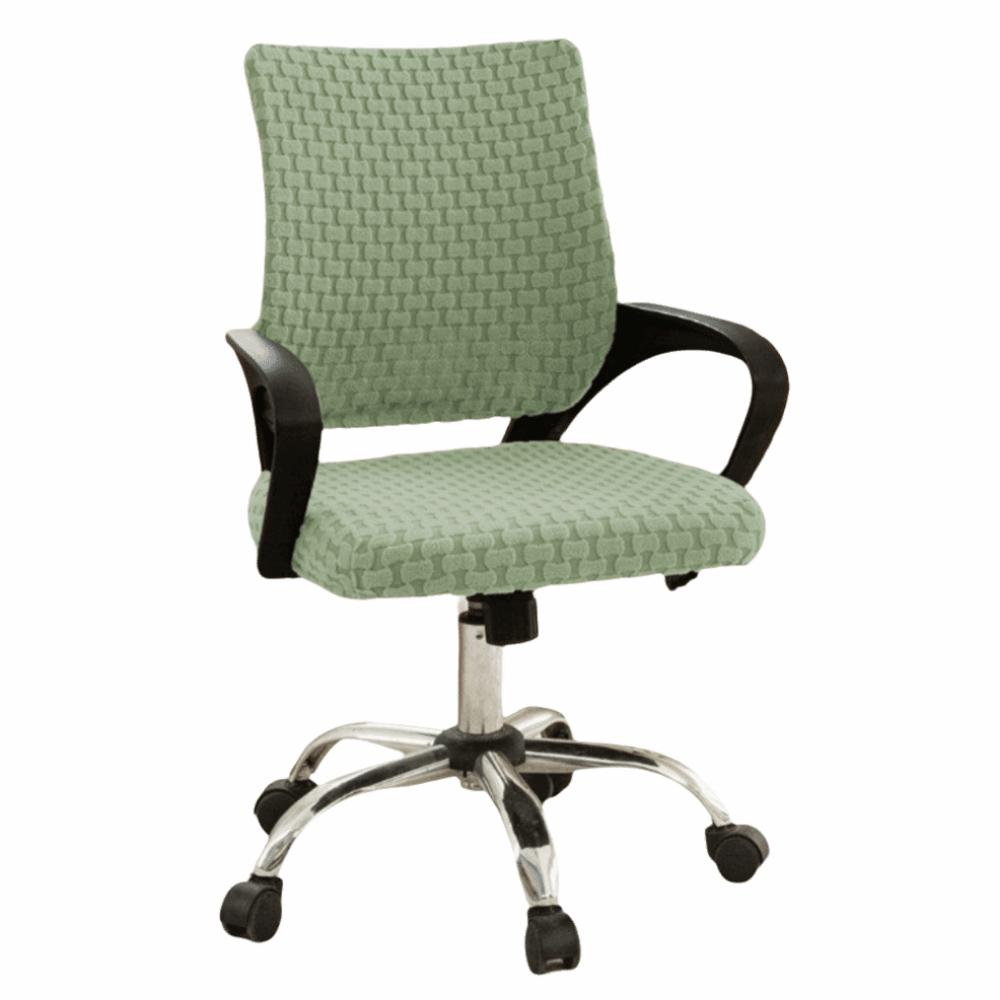 

2Pcs/Set Breathable Office Chair Cover Removable Chair Protector Chair Seat Slipcovers Office Chair