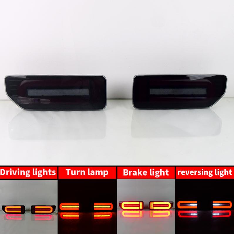 1 Pair Car LED Tail Light Taillight LED Rear Running Light Brake Dynamic Turn Signal For Suzuki Jimny JB64 JB74 2019-2024 Model A