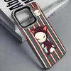 Japan Art Y-Yoshitomo N-Nara Phone Case For iPhone 17, 16,15,14,13,12,11 Plus,Pro Max, Colorful Silver Funda Cover