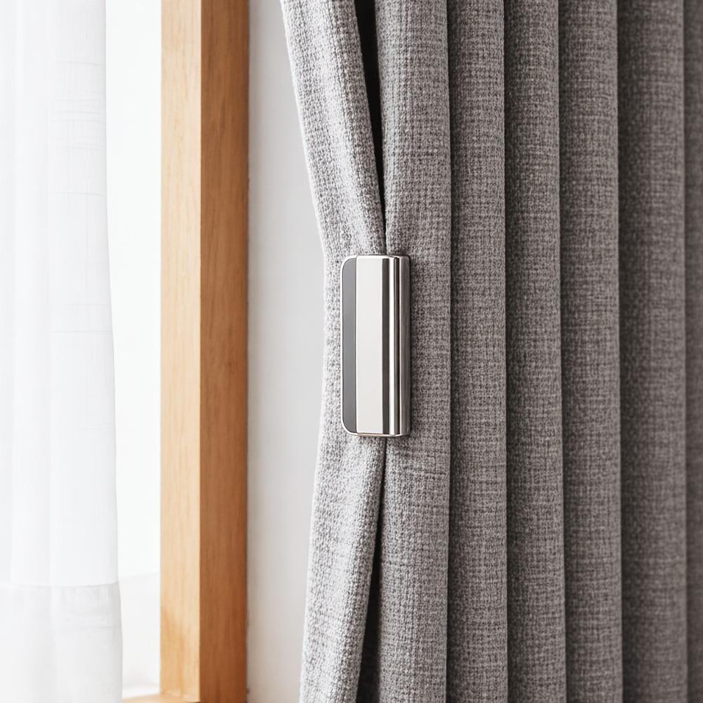 Sada 20 párů magnetických klipů na zatemňovací závěsy, Magnetické zapínání závěsů, Zatemňovací doplňky bez hřebíků a šití pro domácí použití a koleje