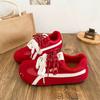 Casual Moral Training Shoes Women's Ins Tide 2025 New Summer Big Head Bread Shoes Versatile Board Shoes Women's Breathable Mesh Shoes