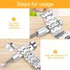 Watch Repair Tool Set Watch Link Band Slit Strap Bracelet Chain Pin Remover Adjuster Tool Kit for Professional Watchmak Tools