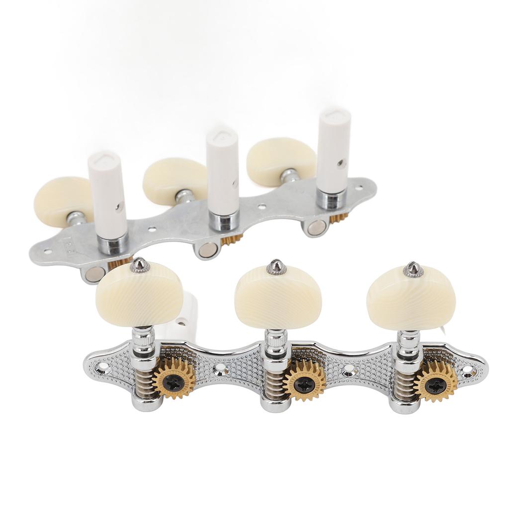 1 Set Guitar Tuners Machine Head 3L3R Acoustic Guitar Knobs Tuning Key for Practice