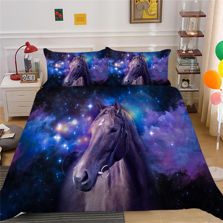 Digital Printing Bedding Three-Piece Polyester Star Animal Series