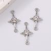 5pcs Crystal CZ Star Charms Polaris Pendants for Jewelry Making Necklace Earrings Bracelet DIY Handmade Accessories