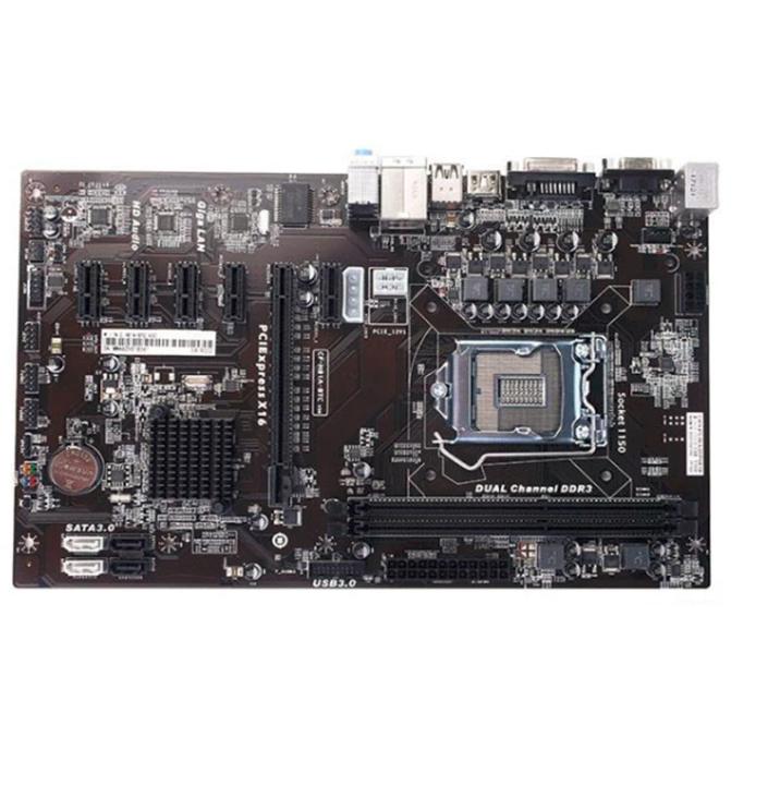 H81P Colorful CF-H81A-BTC Socket 1150 DDR3 SDRAM ATX Intel H81 Pro ETH Motherboa