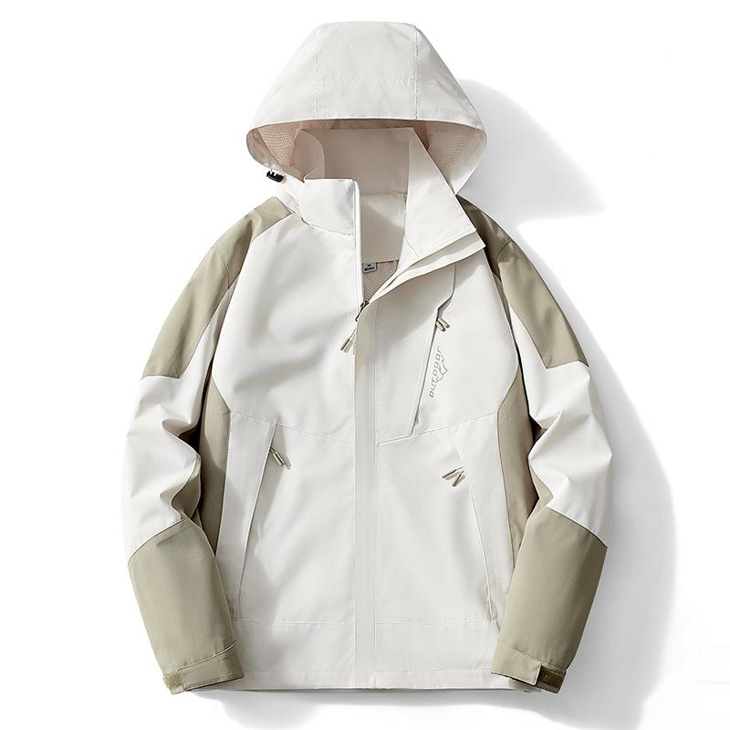 Cross-Border Outdoor Unisex Windbreaker: Waterproof, Windproof, Ideal for Spring/Autumn, Custom Logo Available.