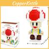 Super Mario Bros Themed Plastic Toy Character Assemble Building Blocks Kid Gift