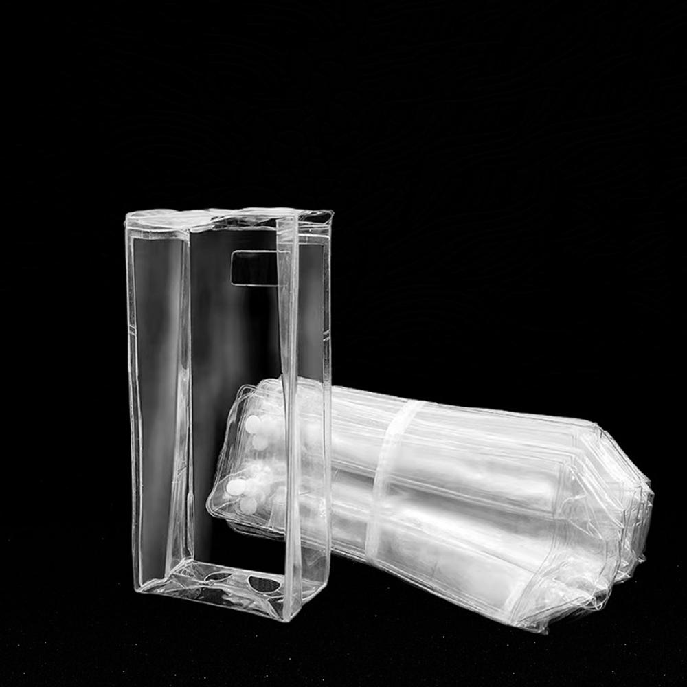 Clear Outdoor Bag For 16cm Cartoon Plush Dolls AC Toys Transparent Mini Cute Pouch For Keychain Doll Anime Figure Garage Kit