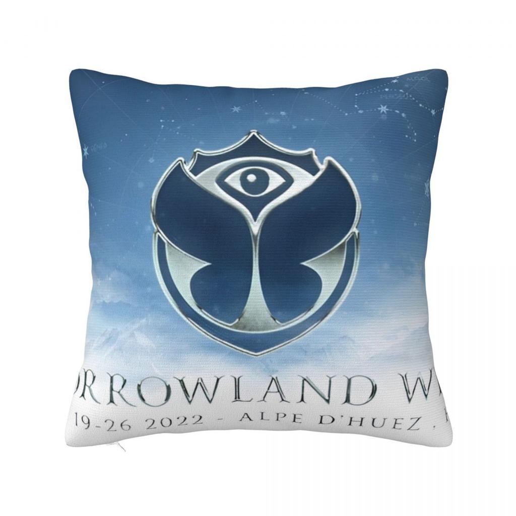 Tomorrowlandd Music Festival Pillow Case Butterfly Cushion Cover Awesome Zippered Decor Pillowcase For Sofa 45X45Cm