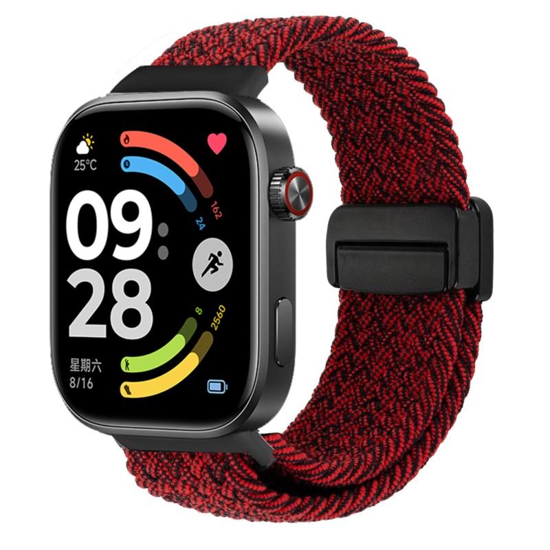 Magnetic Band For Redmi Watch 6 5 4 Strap Sport nylon Adjustable Replacement Braided bracelet correa Xiaomi Mi Band 8 Pro/9 Pro