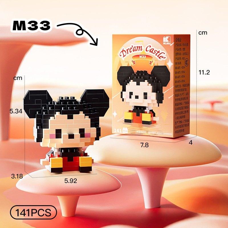 Assembly Model Building Blocks, Doll Toys Are Suitable Educational Diy Games, Cartoon Anime Games, Back-To-School Learning