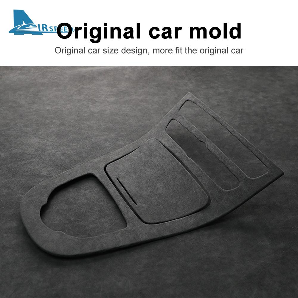 Italy Super Suede Cover For Mercedes Benz E Class W213 2016-2018 Car Center Console Gear Shift Panel Sticker Trim Accessories