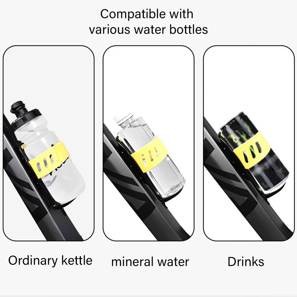 Shockproofed Cycling Cage Antiskid Cycling Bottles Rack Secures Grip Water Bottles for Bike Camping Traveling Outdoor