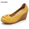 100% Leather Comfortable Women's Shoes High Heels