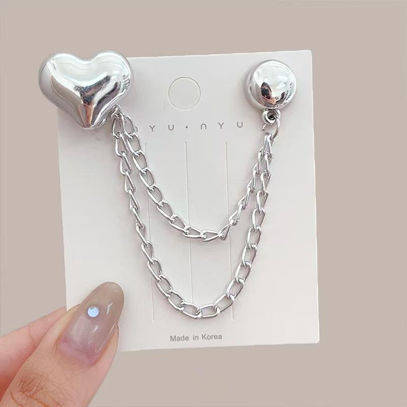 Pants Cuff Chain Magnetic Buckle No-Sew Pants Leg Anti-Dragging Magic Tool Clothing Cuff Rolling Edge Fixing Clip Invisible Adjustable Buckle