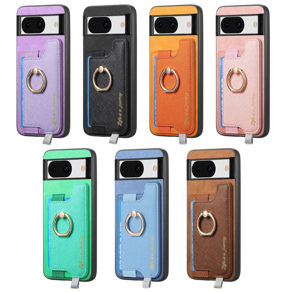 Google Pixel 10 Pro Case with Magnetic Ring & Card Holder, Compatible with Pixel 9A