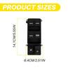 Power Window Switch For 2005-2010 Honda Odyssey Front Left 901-650 6 Buttons EKK