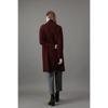 FURINA Cashmere Fine Wool Herringbone Coat Tailored Collar