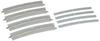 TOMIX N Gauge 1770 Wide PC Curved Rail Set of 4 Model Railroad Supplies C541-15-WP (F)