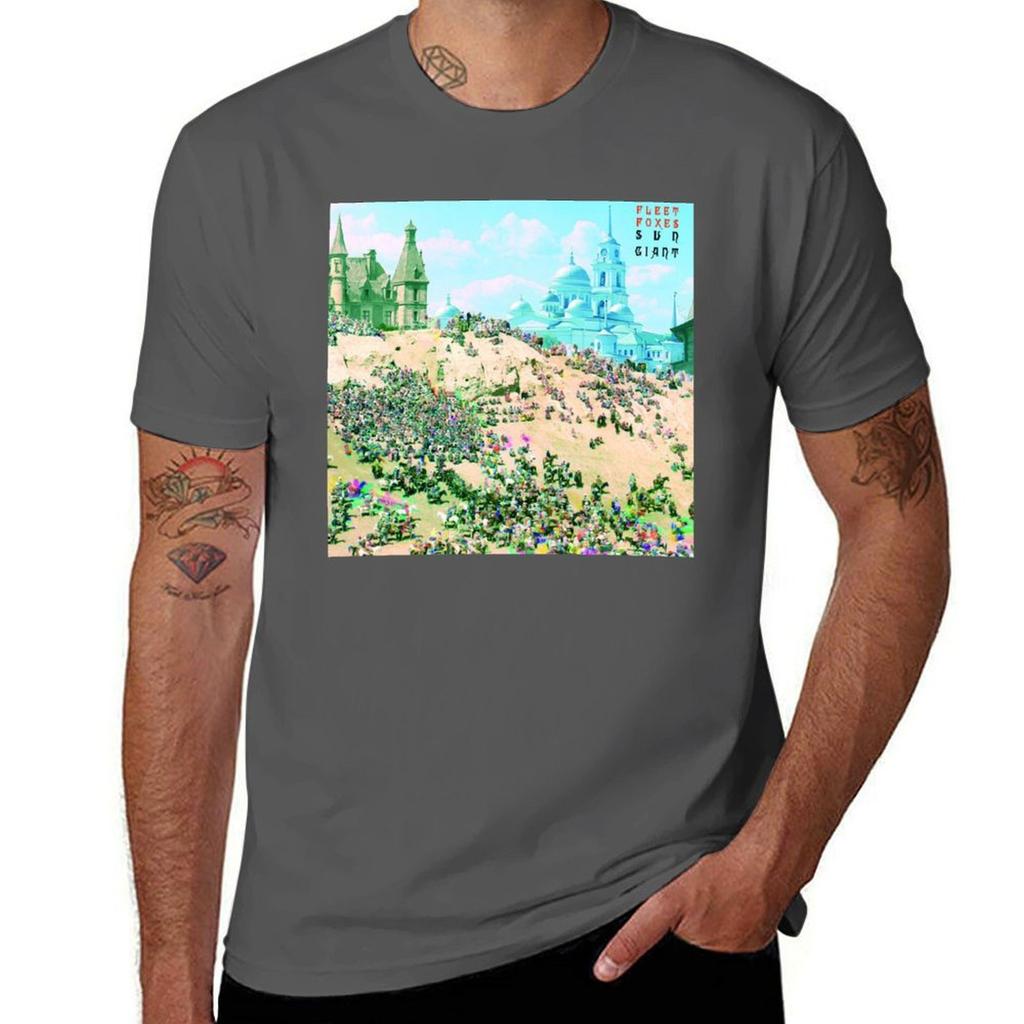 Fleet Foxes Tshirt Funny T Shirts Cotton Cotton T Shirts Unisex 100 Tshirt
