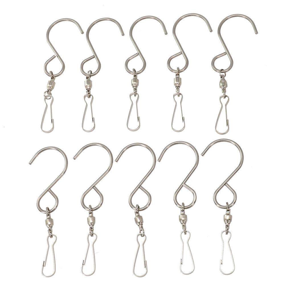 For 3D Wind Spinners Rotating Hooks Hook Up Sturdy 306 Degree Indoor And Outdoor Garden Decoration Gate Decoration