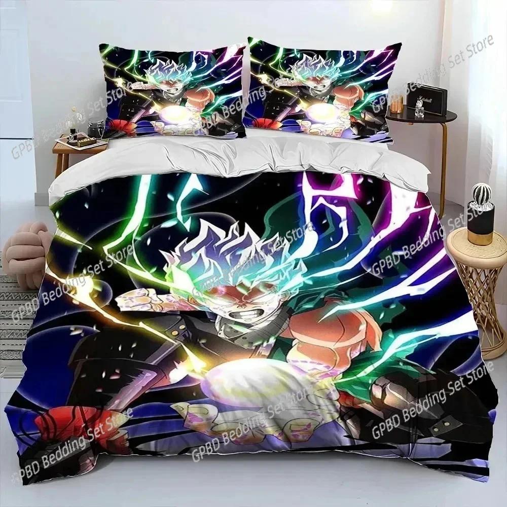 3D Print Anime My Hero Academia Izuku Deku 3D Duvet Cover Bedding Set Comforter Linen Pillowcases Home Decor Single King Queen