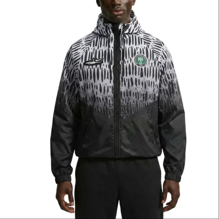 Nike x Nike x Nigeria x Slawn Cryoshot Anthem Jacket Black Men s IH1626-010 L