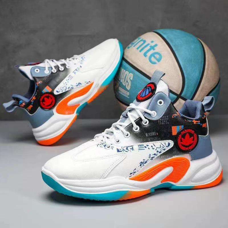 2025 High-Top Leather Basketball Shoes: Breathable, All-Season Sports Footwear for Teens and Men