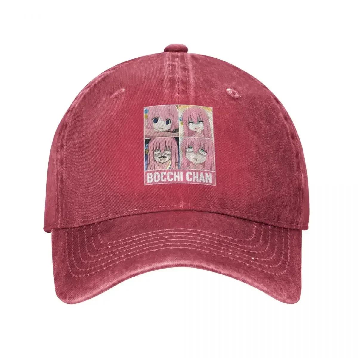 

Bocchi The Rock Baseball Caps Retro Distressed Denim Hitori Anime Snapback Cap Unisex Outdoor All Seasons Travel Gift Caps Hat One Size
