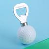1 Pc Stainless Steel Golf Ball-Shaped Bottle Opener Novelty Corkscrew Wine And Beer Opener Golfer Practice Golf Training Aids
