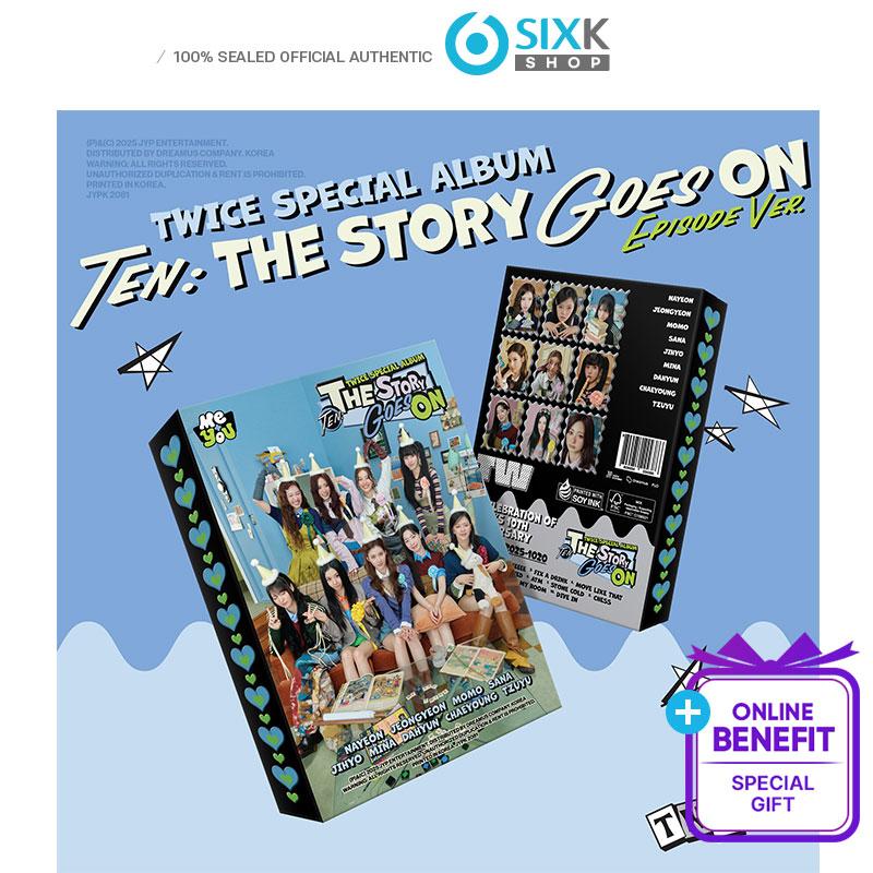 [Vorbestellung] TWICE SPECIAL ALBUM - [TEN: Die Geschichte geht weiter] EPISODE Ver. (+Online-Vorteil)