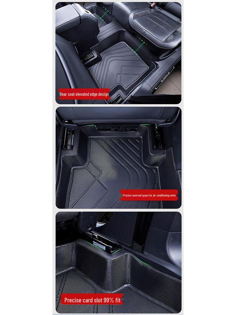 MG4 Floor Mats - Scratch-Resistant, Anti-Slip, Odorless TPE Material, Fits 2025 Model, Eco-Friendly