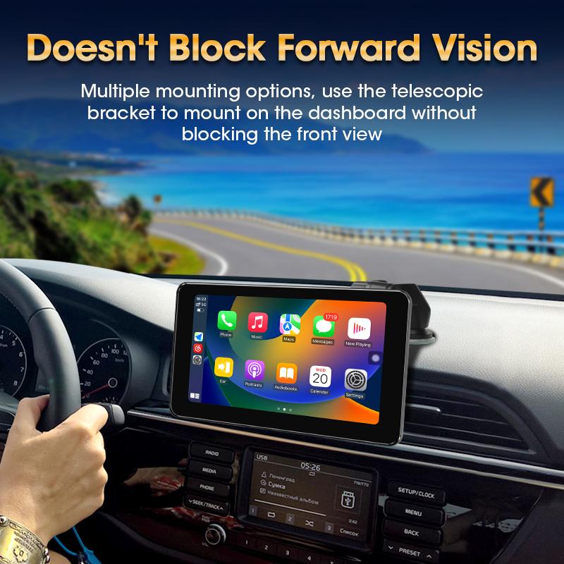 7 Inch 2G+32G Android 13 Wireless Carplay Android Auto Car Multimedia Intelligent Systems Screen 8 Core GPS Navigation Bluetooh