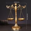 Decorative Balance of Justice Rustic Look Sculpture Sturdy Scale for