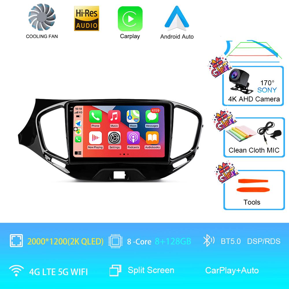 Car Radio Android 14 Carplay Wifi 4G For LADA Vesta Cross Sport 2015 - 2020 Multimedia Video Player Navigation GPS Stereo Auto
