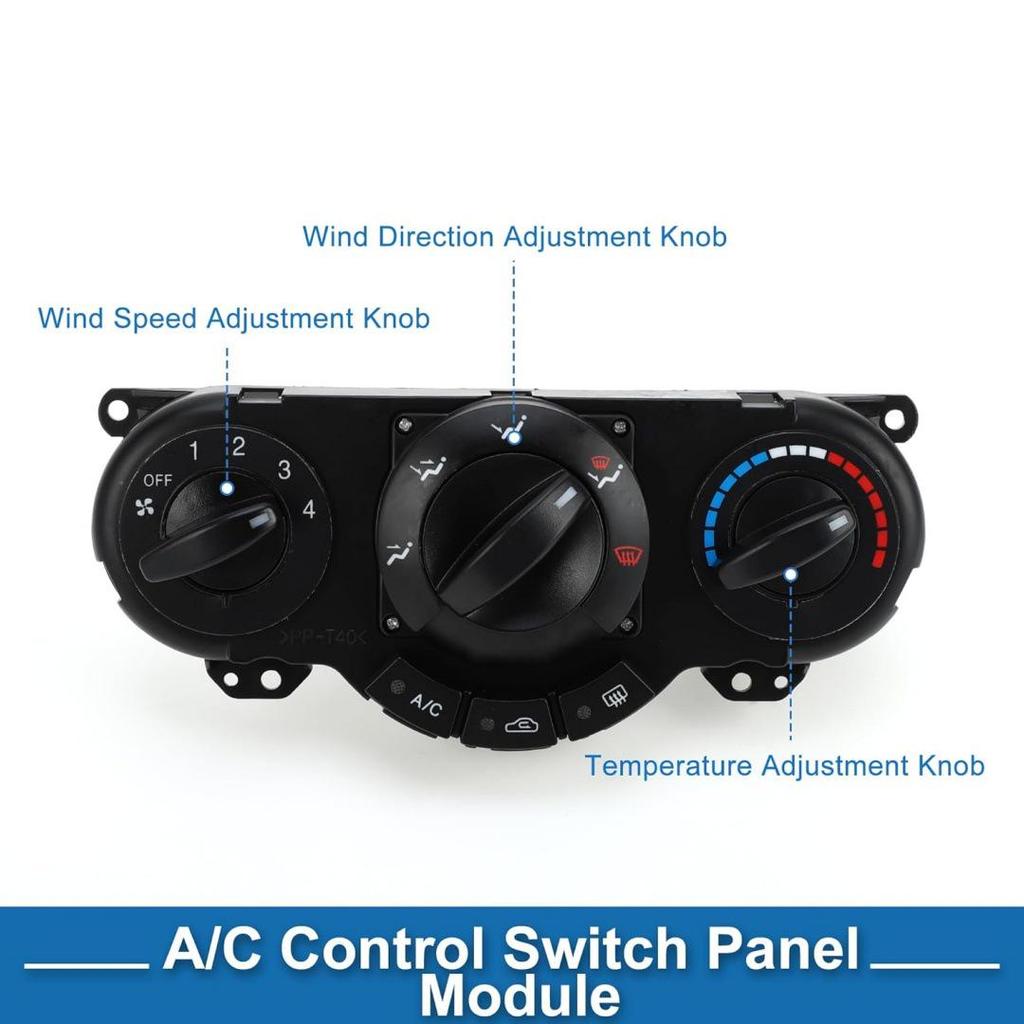 Buick/Chevrolet AC Heater Panel Switch 96615408