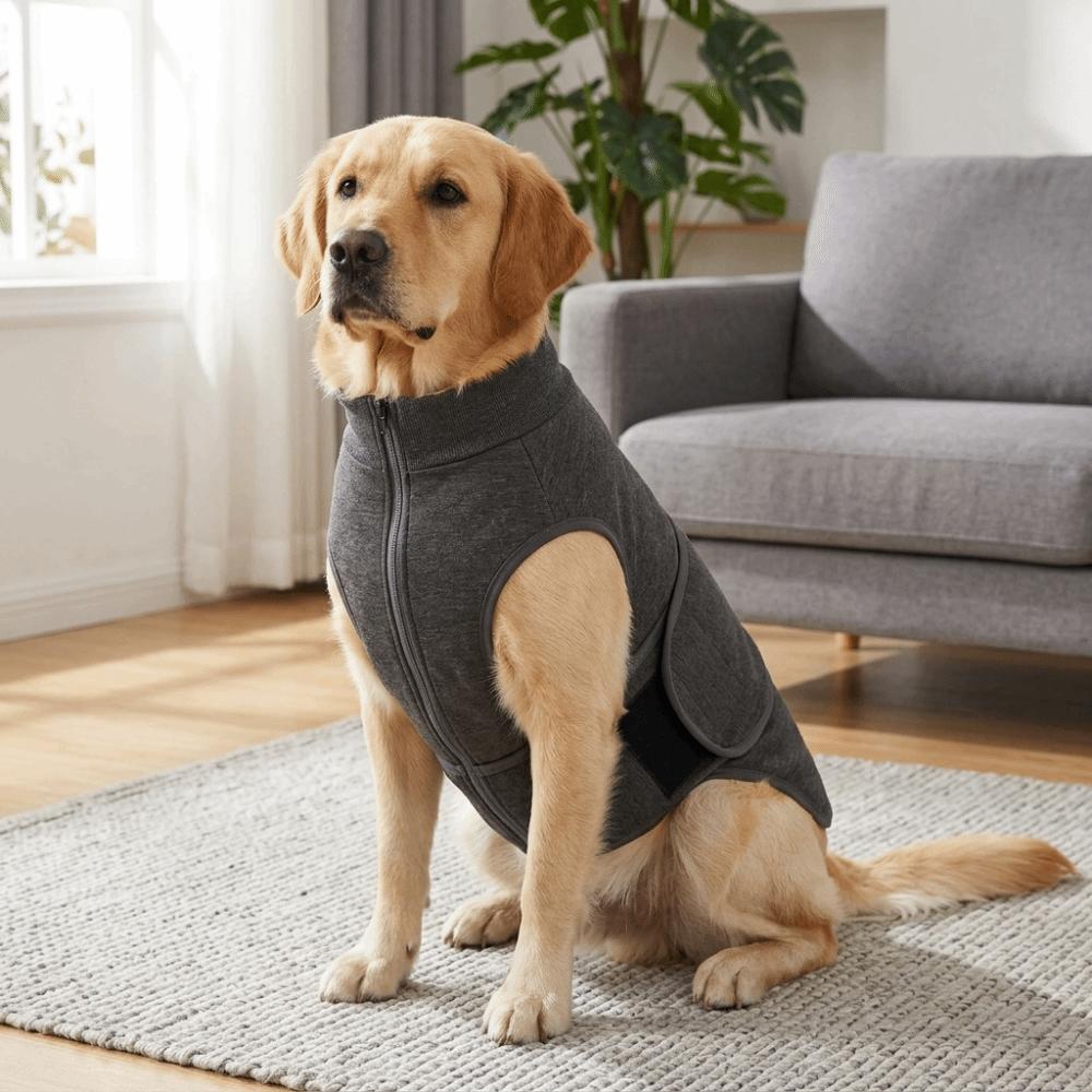Adjustable Pet Calming Vest Soft Fabric Fear Relief Dog Apparel  Firework Occasions