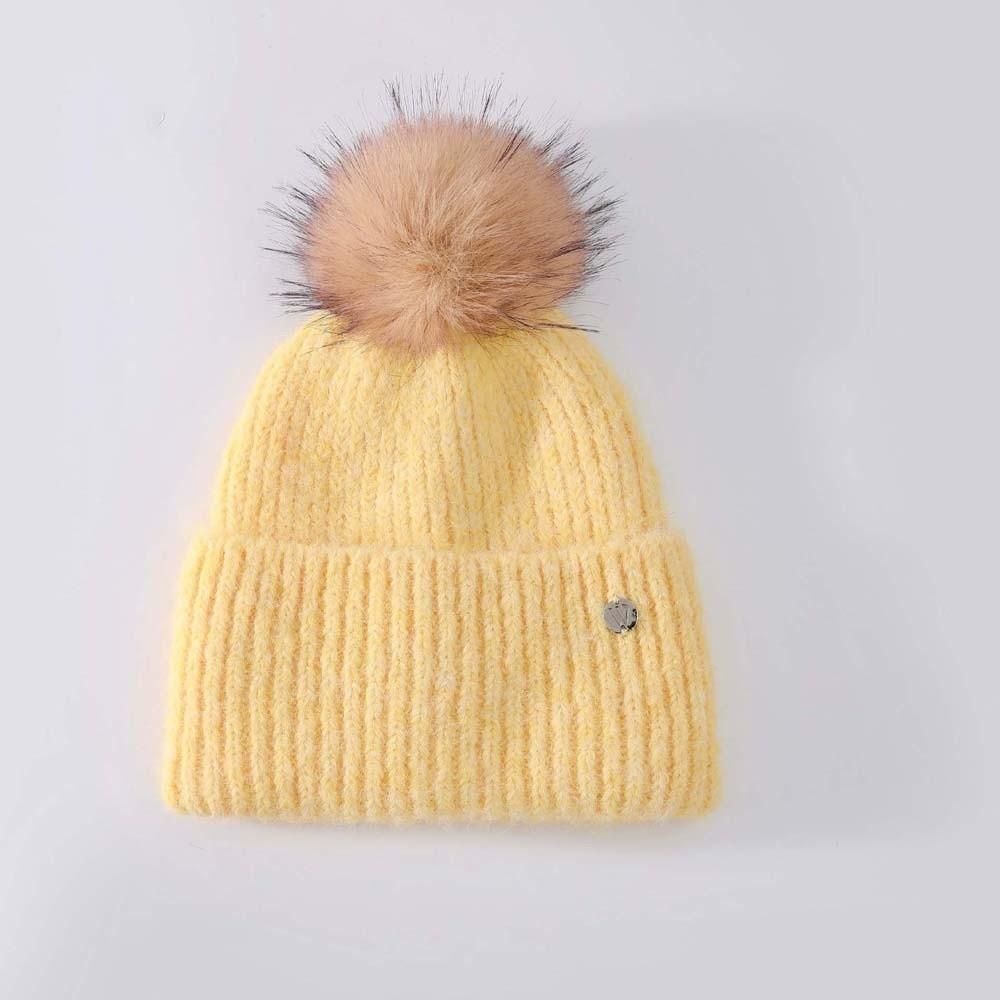 

Elastic Winter Pullover Cap Trendy Woolen Hat Earflap Hat Twists Knitted Hat Autumn Style 4