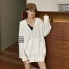 Early Autumn Korean Style Hooded Zipper Sweatshirt for Women - 2022 Loose Fit Design