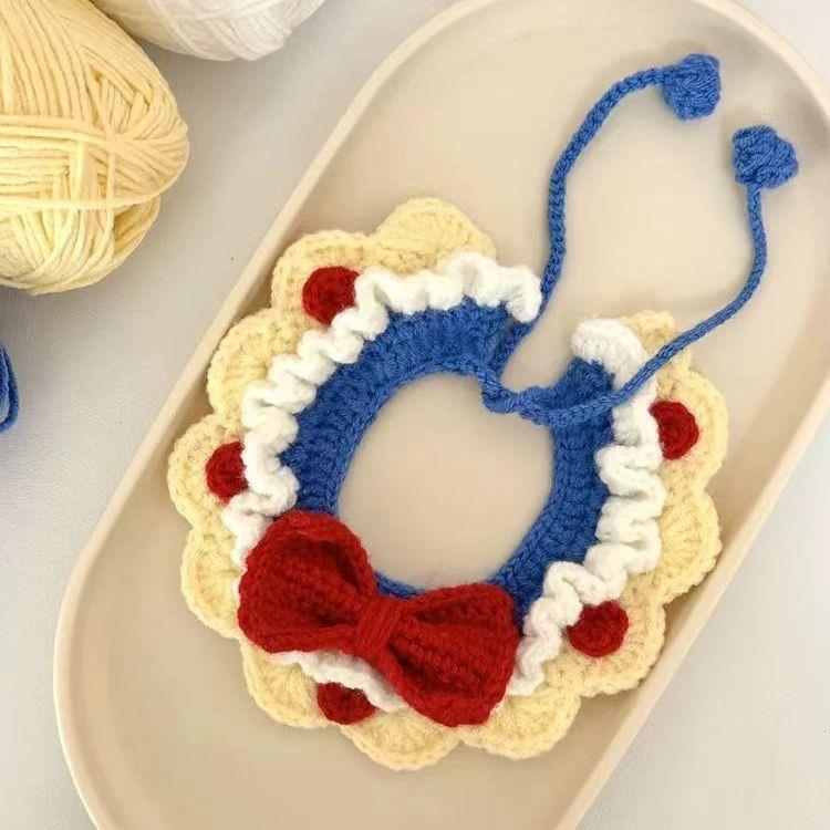Cute Crochet Cat Collar Scarf Kit: DIY Pet Accessory