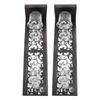 2pcs Balck Wall Candle Holder Iron Iron Wall Art Decorations Elegant Wall Candle Sconce  for Office