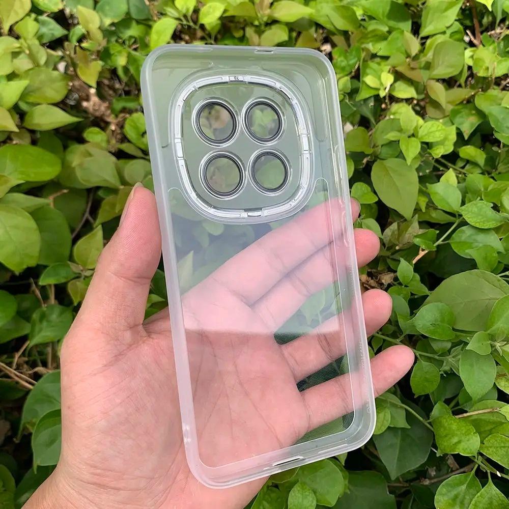 Phone Case For Moto G75 G85 G05 G15 G35 G24 G34 G54 G84 G86 G56 Luxury Magsafe Magnetic Silicone Shockproof Transparent Cover