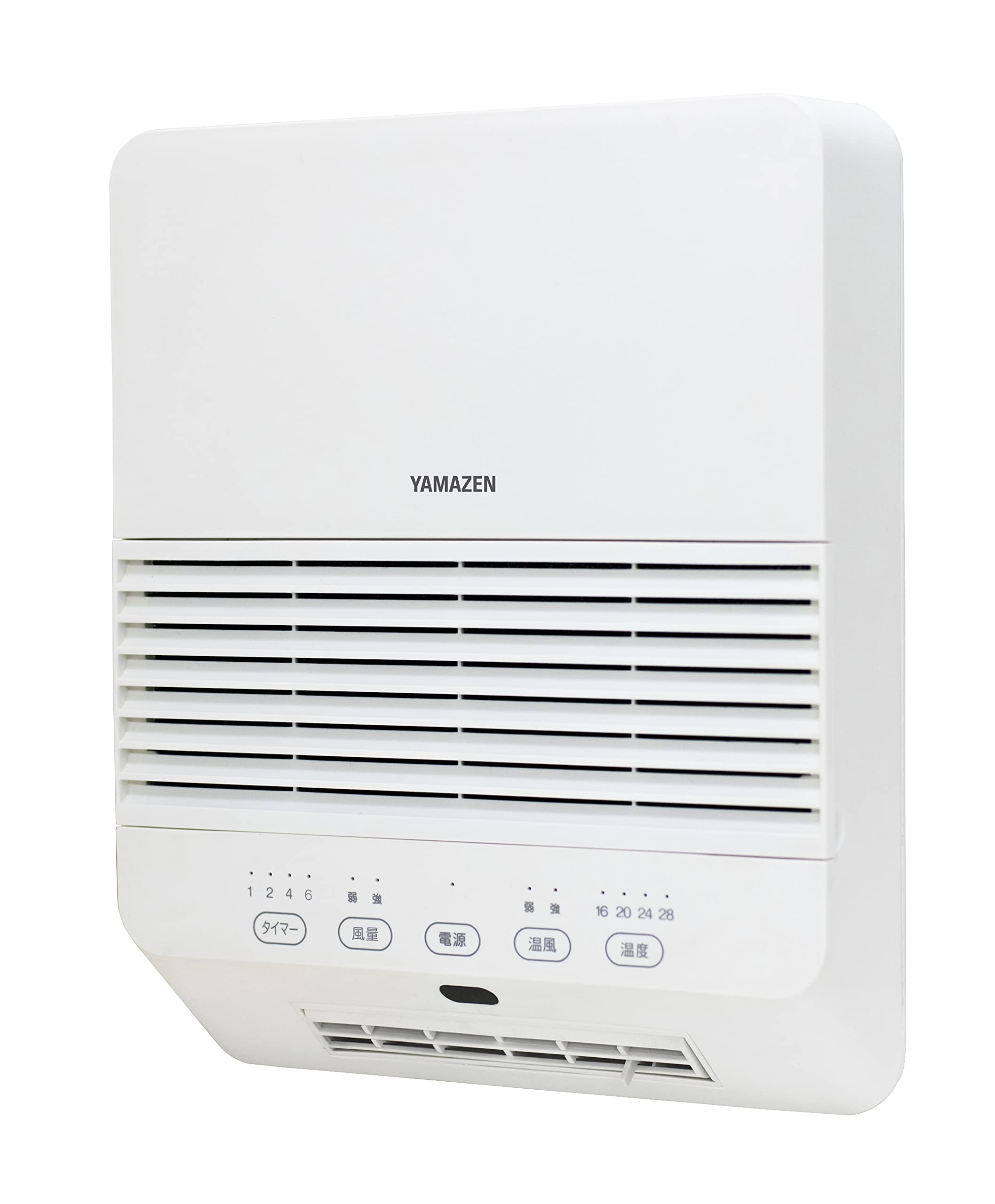 

Large air volume ceramic heater type air flow timer up to 6 remote White [Yamazen] wall-mounted (temperature sensor) (1200/600W 2-step switching) білий