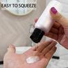5PCS 50ML Refillable Empty Plastic Transparent Bottle with Flip Cap Portable Squeeze Shampoo Conditioner Travel Bottles